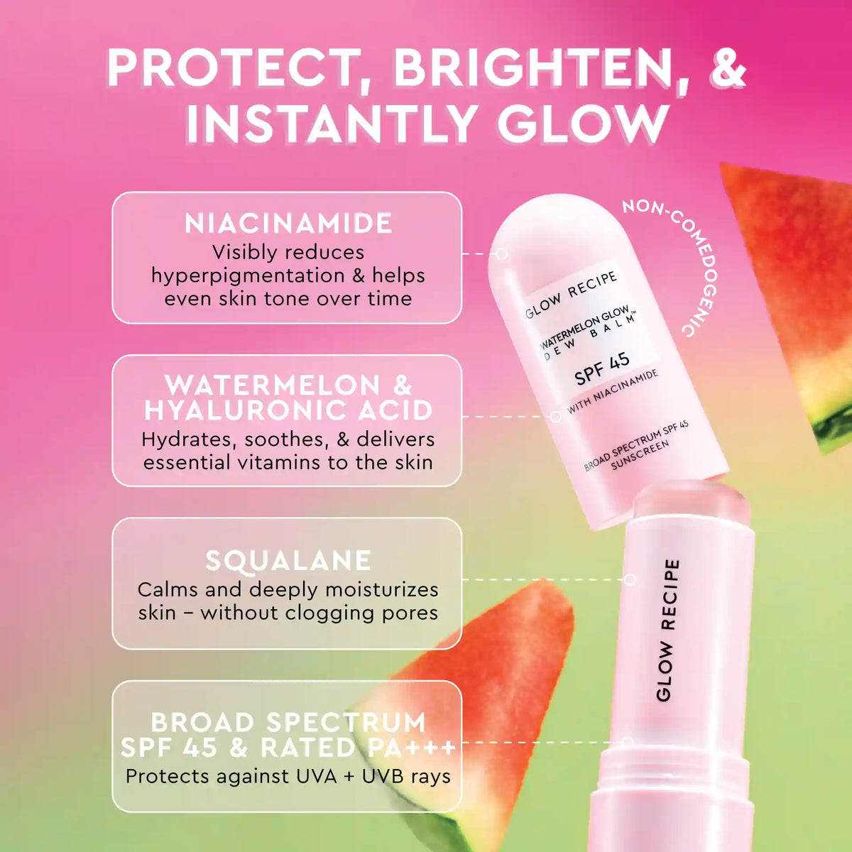 Watermelon Glow Niacinamide Dew Balm SPF 45