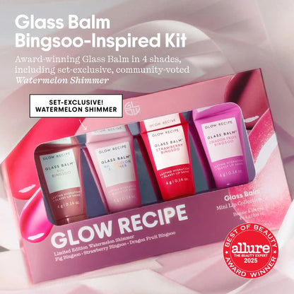 Mini Glass Balm Lip Treatment Collection