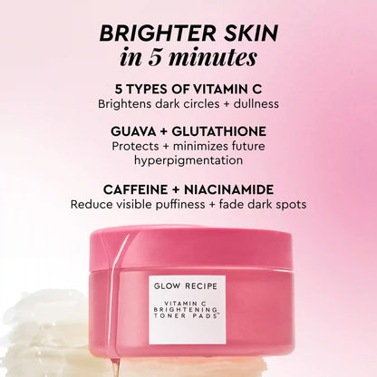 Vitamin C Brightening Korean Toner Pads