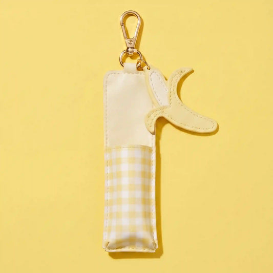 Banana Glass Balm Keychain